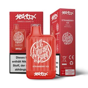 187 Box Vape 600 - Strawberry Ice