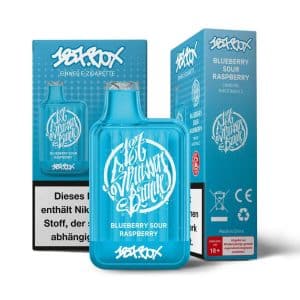 187 Box Vape 600 - Blueberry Sour Raspberry