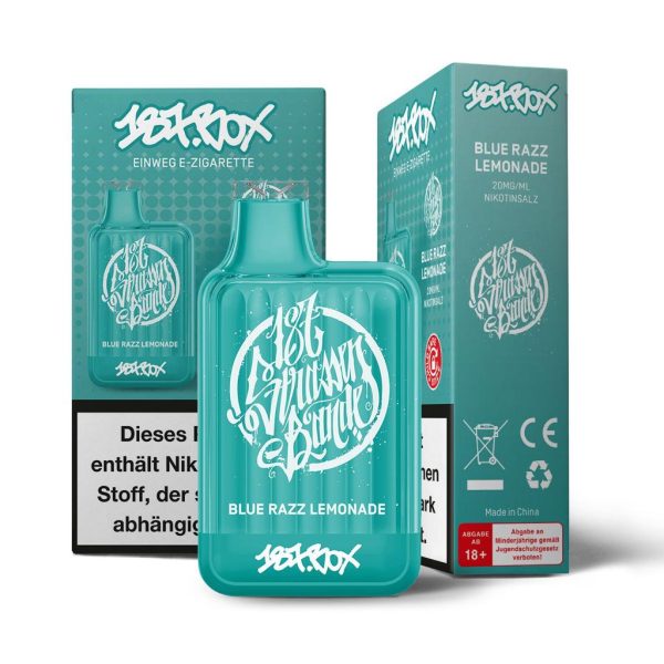 187 Box Vape 600 - Blue Razz Lemonade