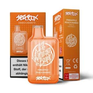 187 Box Vape 600 - Pineapple Peach Mango