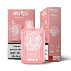 187 Box Vape 600 - Peach Ice