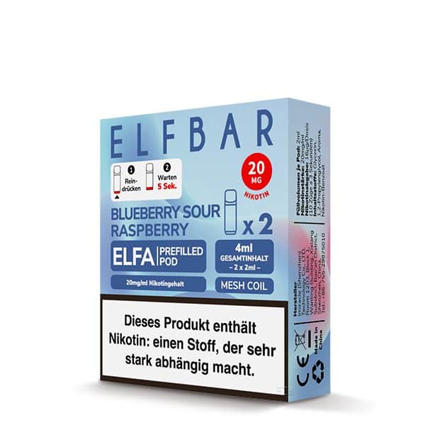 Elfbar ELFA POD - Blueberry Sour Raspberry - Image 2