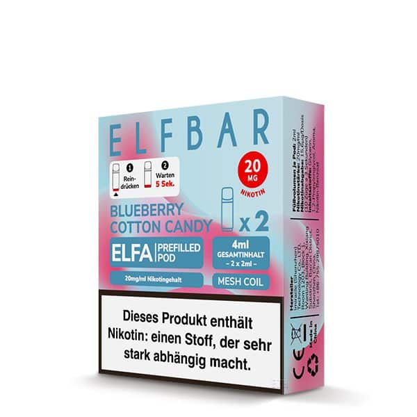 Elfbar ELFA POD - Blueberry Cotton Candy - Image 2