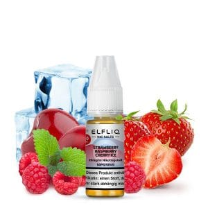 Elfbar Elfliq 10ml - Strawberry Raspberry Cherry Ice - 20mg Nikotin