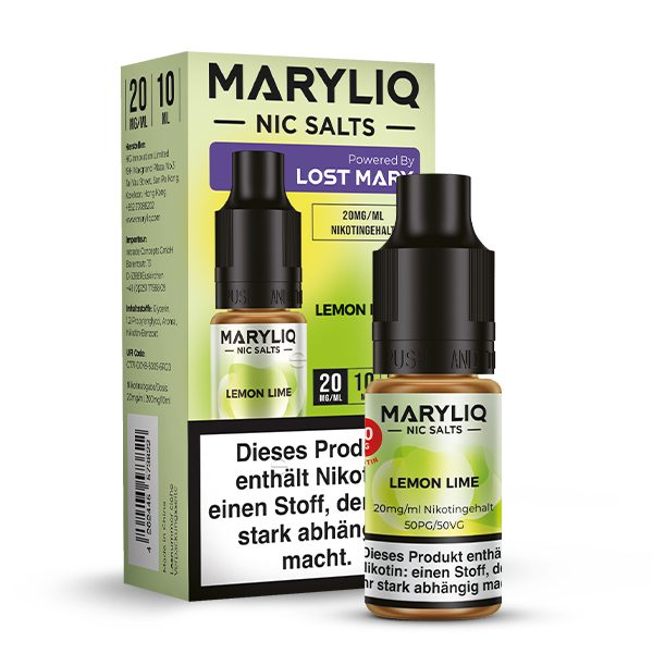Maryliq Lost Mary 10ml - 20mg Nikotin Lemon Lime - Image 2
