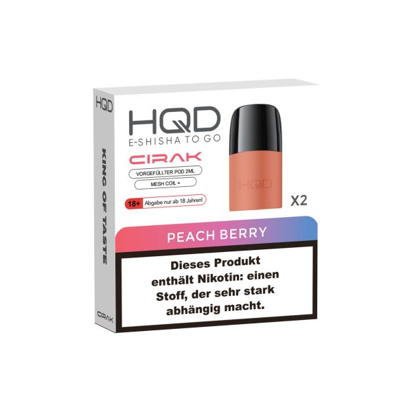 HQD Cirak POD - Peach Berry - Image 2